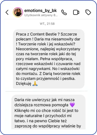 Opinia klientki 2