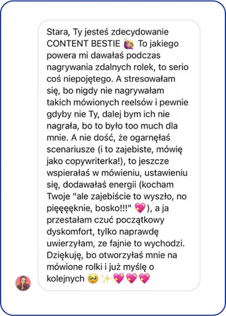 Opinia klientki 7