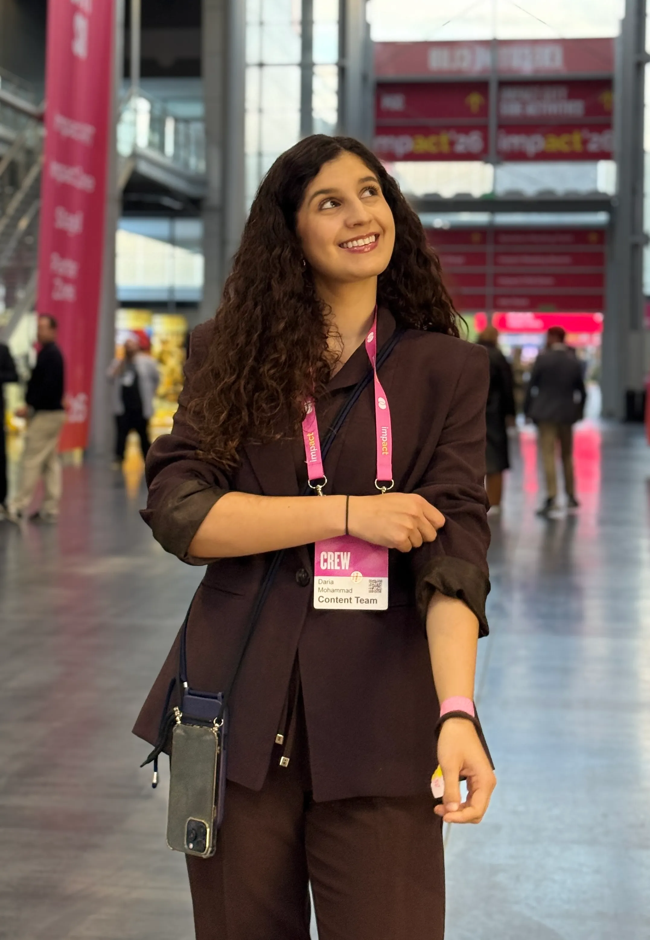 Daria Mohammad podczas konferencji Impact