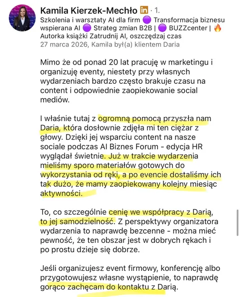 Opinia klientki 14