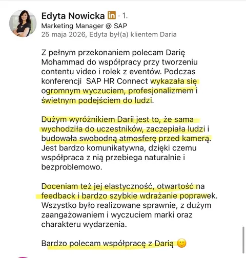 Opinia klientki 2