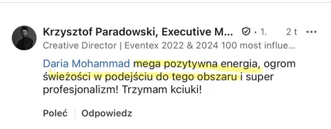 Opinia klientki 5