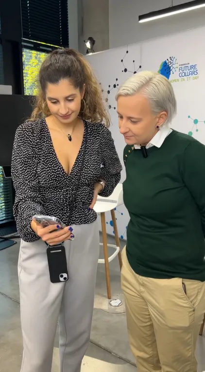 Nagrywanie relacji z konferencji Women in IT Day